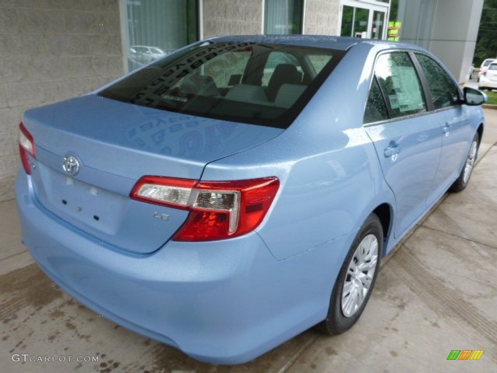 2013 Camry LE - Clearwater Blue Metallic / Ash photo #2