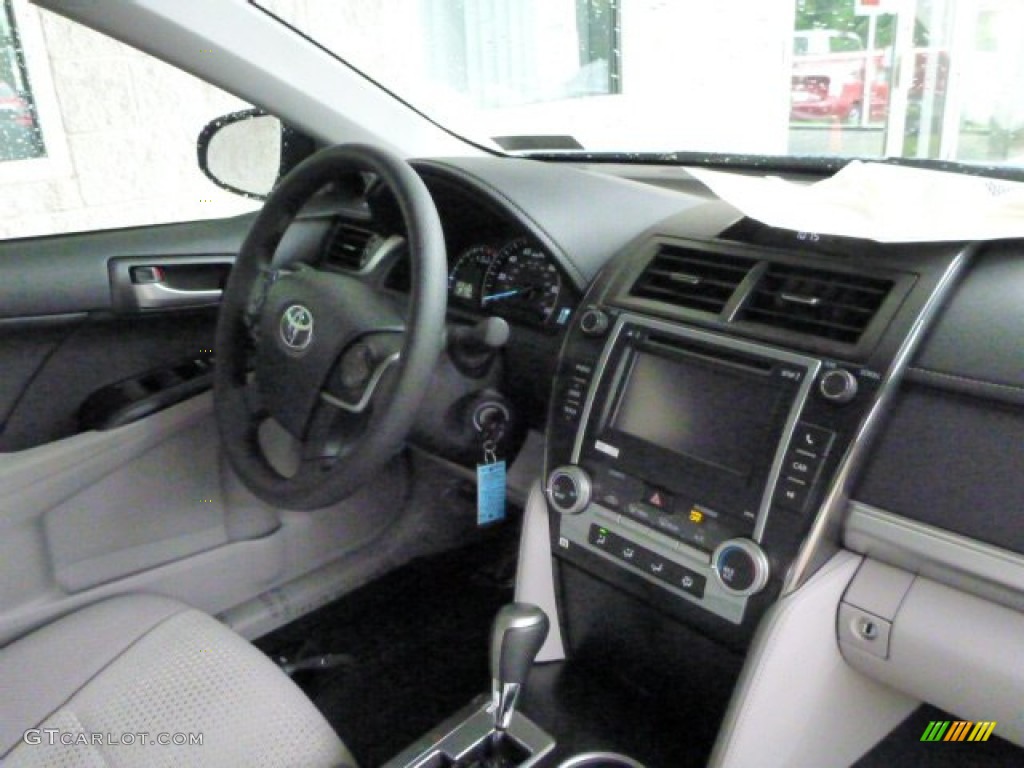 2013 Camry LE - Clearwater Blue Metallic / Ash photo #8