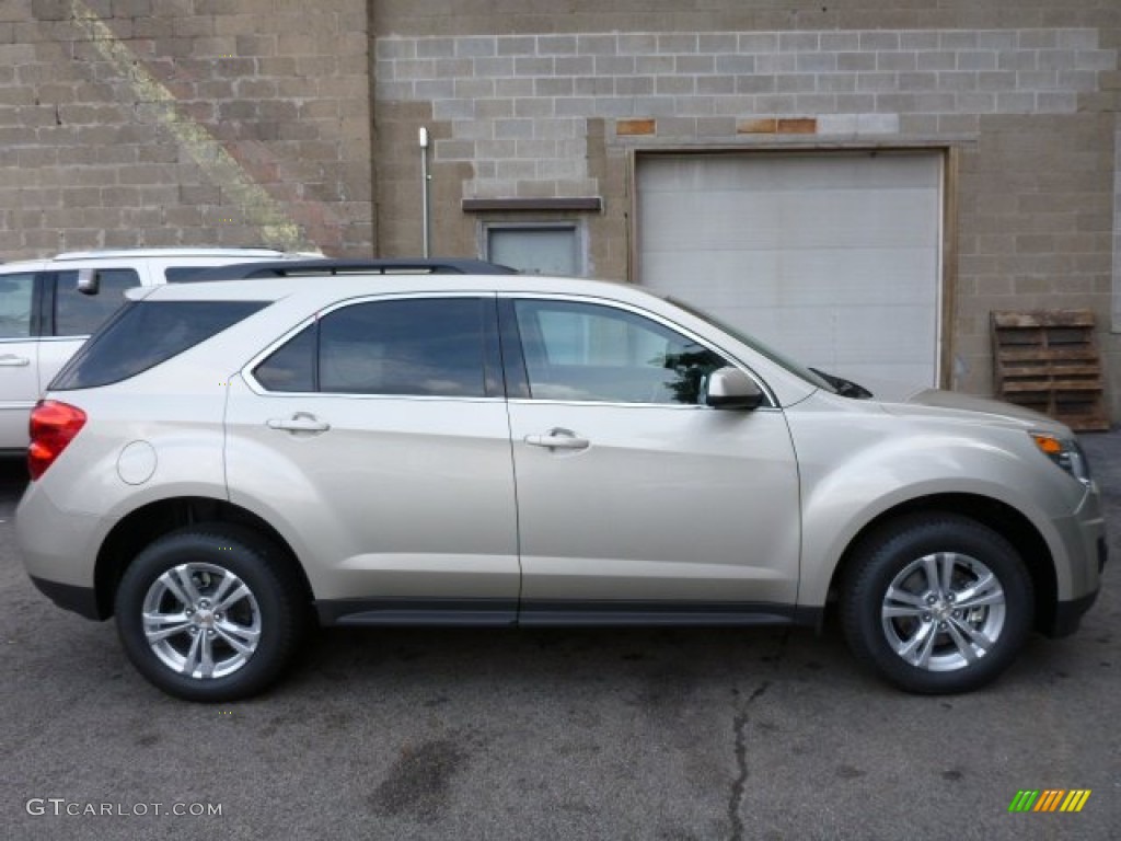 2013 Equinox LT AWD - Champagne Silver Metallic / Jet Black photo #2