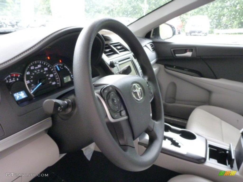 2013 Camry LE - Clearwater Blue Metallic / Ash photo #17