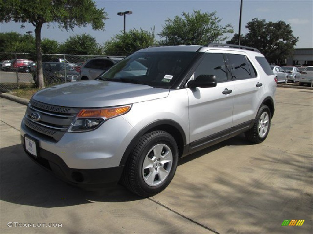 2014 Explorer FWD - Ingot Silver / Medium Light Stone photo #1