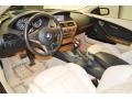 Cream Beige Prime Interior Photo for 2007 BMW 6 Series #84465675