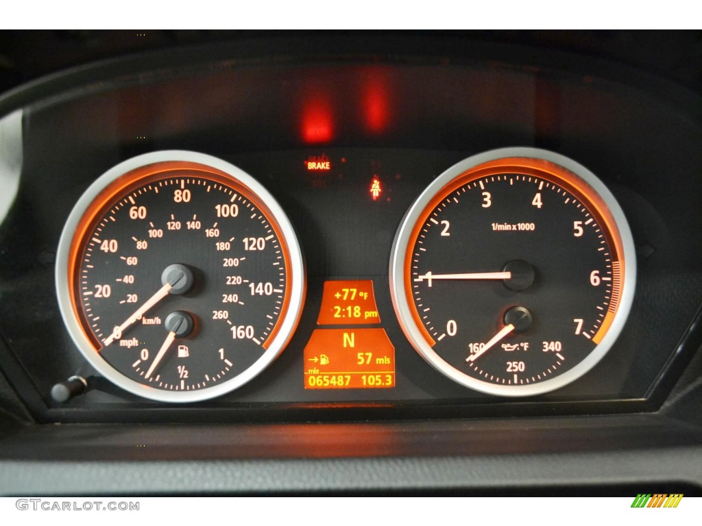 2007 BMW 6 Series 650i Coupe Gauges Photo #84466100