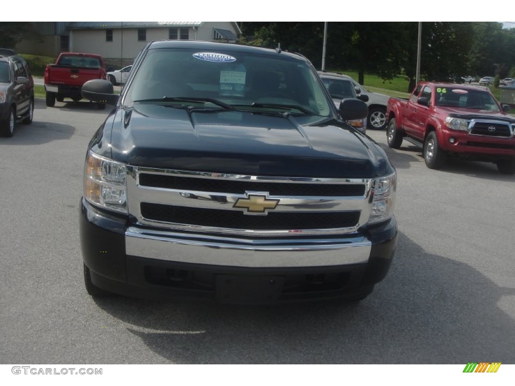 2008 Silverado 1500 LS Regular Cab 4x4 - Black / Dark Titanium photo #5