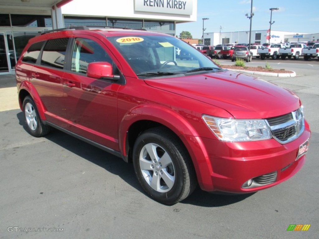 Inferno Red Crystal Pearl Coat Dodge Journey