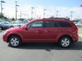 2010 Inferno Red Crystal Pearl Coat Dodge Journey SXT  photo #4