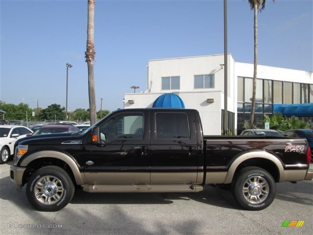 Kodiak Brown Metallic 2014 Ford F250 Super Duty King Ranch Crew Cab 4x4 Exterior Photo #84467174