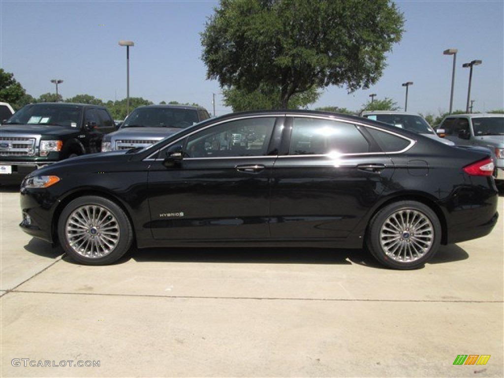 Tuxedo Black 2014 Ford Fusion Hybrid Titanium Exterior Photo #84467780