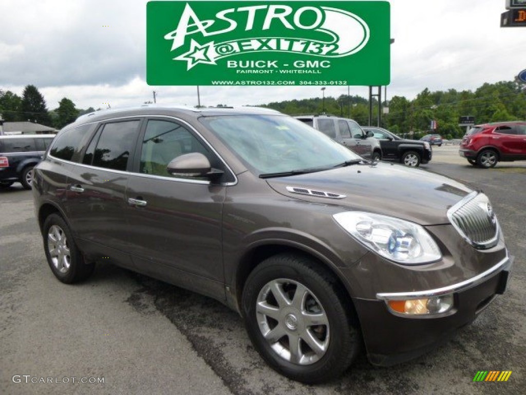 2008 Enclave CXL AWD - Cocoa Metallic / Cashmere/Cocoa photo #1