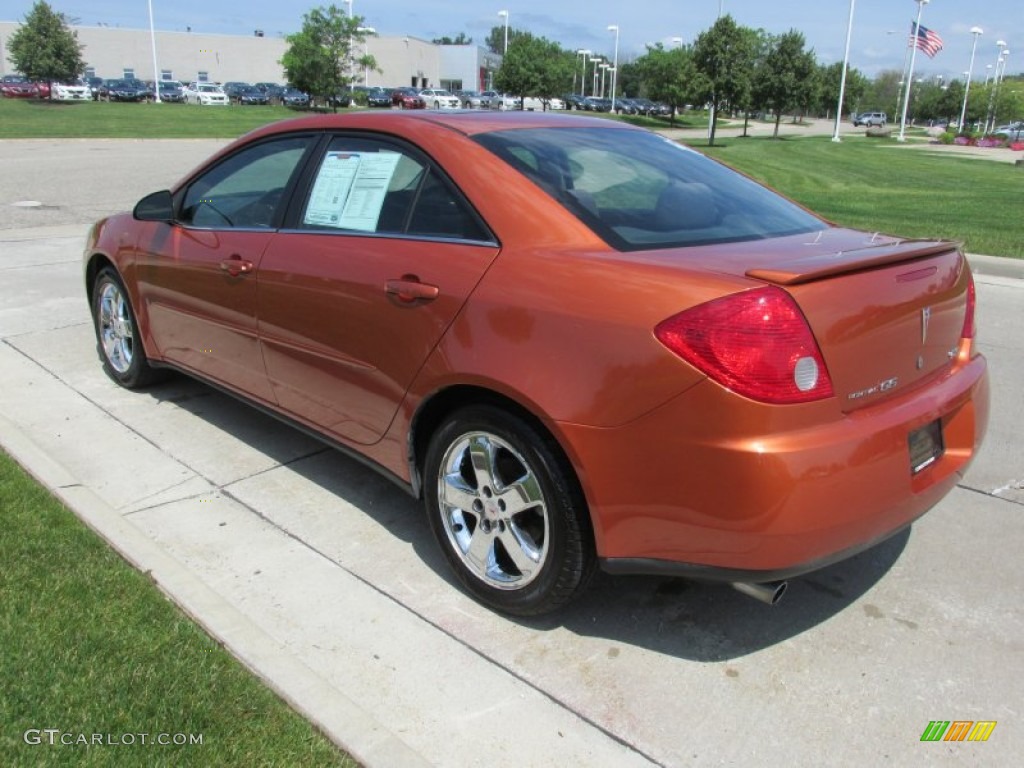 Fusion Orange Metallic 2006 Pontiac G6 GT Sedan Exterior Photo #84468179