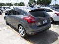 2013 Sterling Gray Ford Focus Titanium Hatchback  photo #3