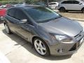 2013 Sterling Gray Ford Focus Titanium Hatchback  photo #7