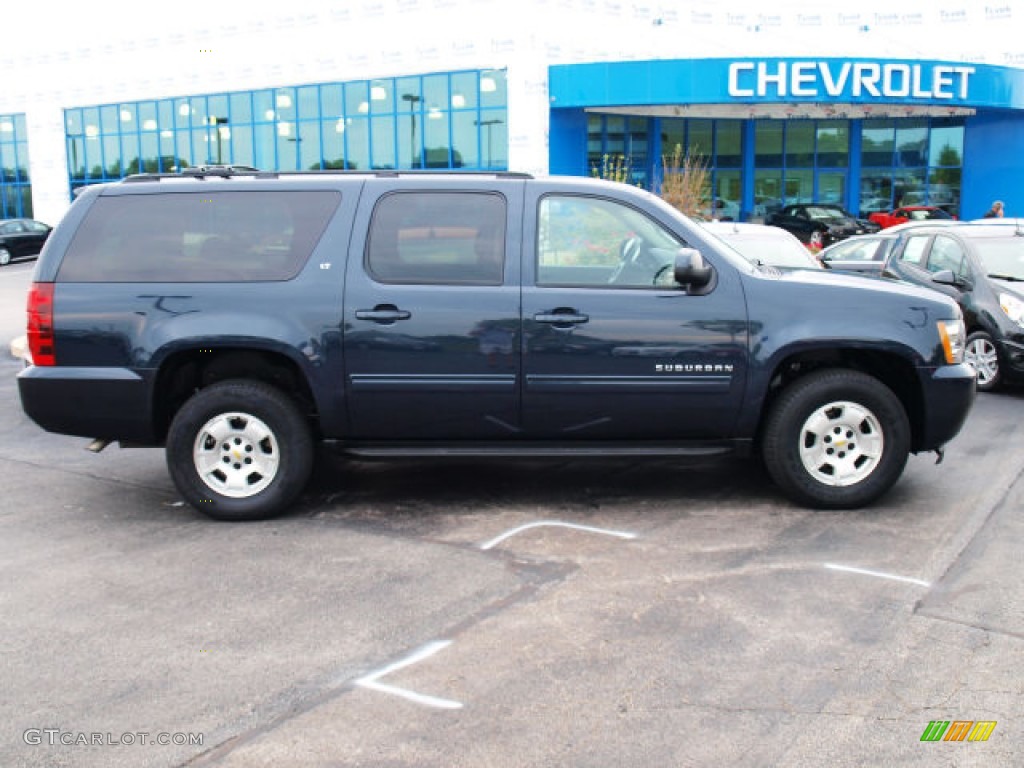 2013 Suburban LT 4x4 - Blue Ray Metallic / Ebony photo #1