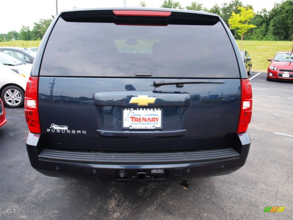 2013 Suburban LT 4x4 - Blue Ray Metallic / Ebony photo #6