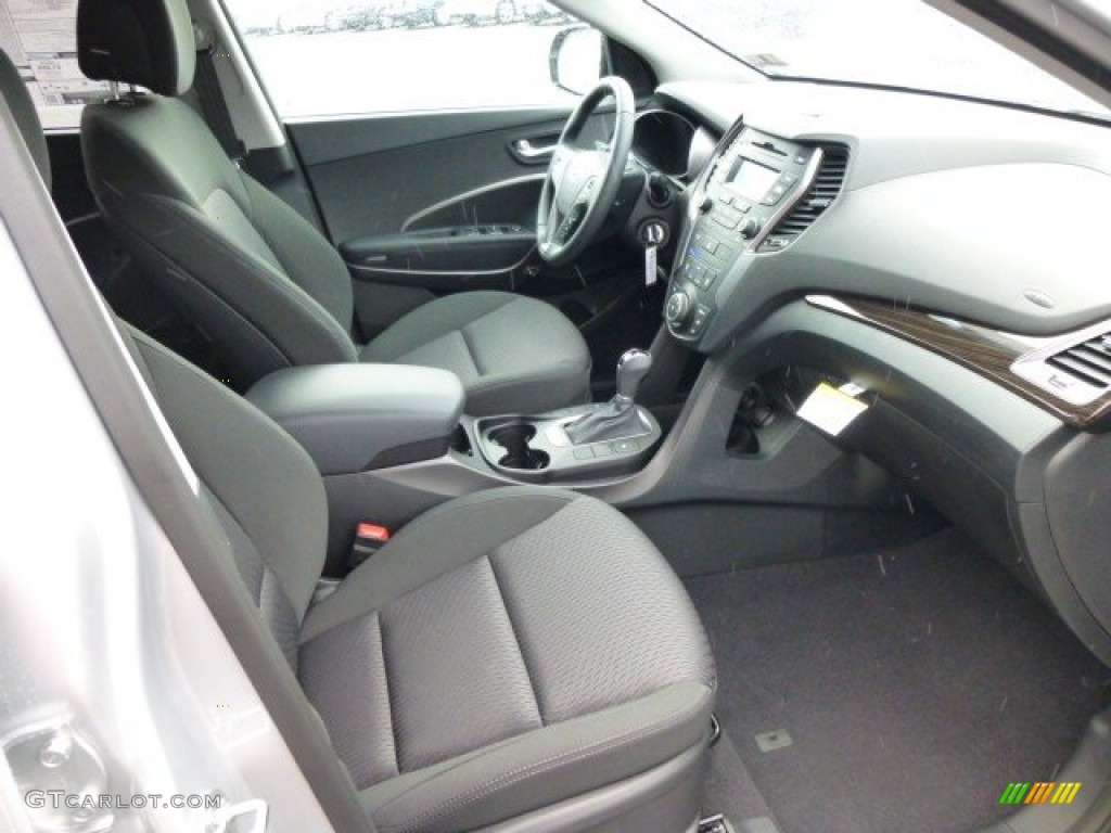 Black Interior 2013 Hyundai Santa Fe GLS AWD Photo #84469667