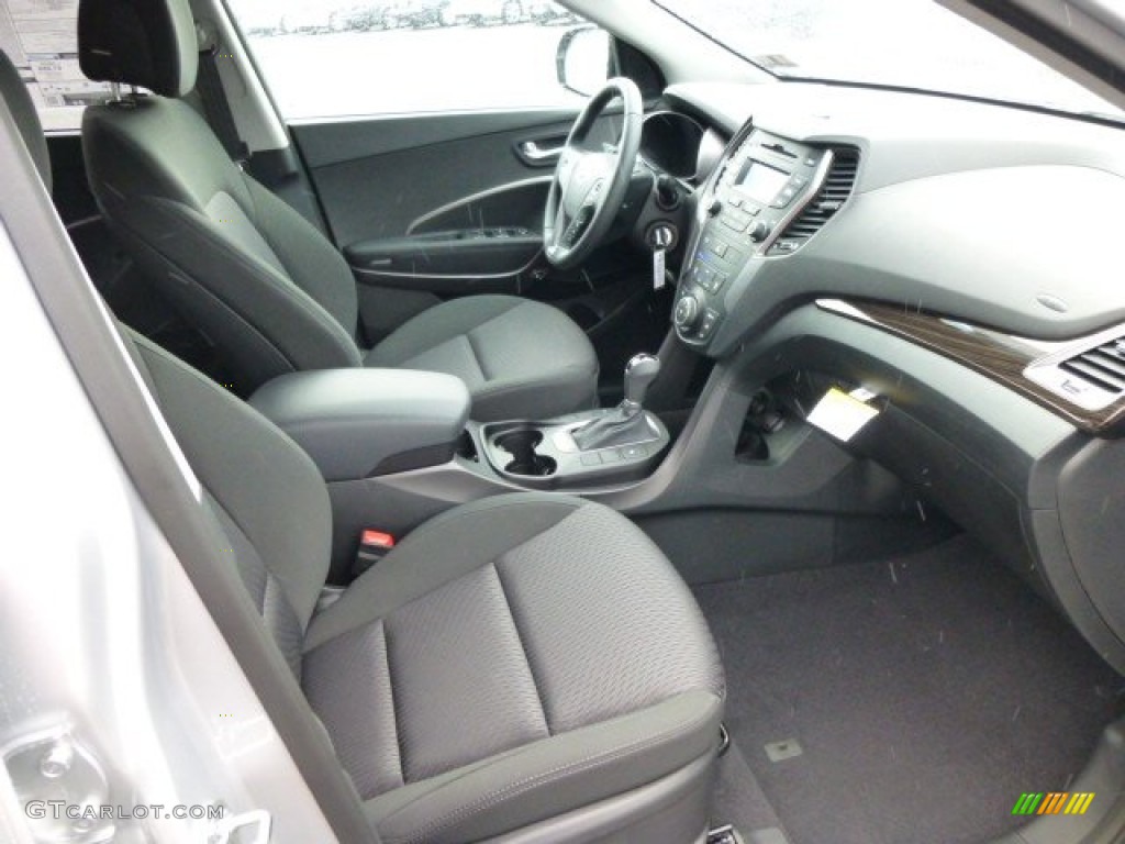 2013 Santa Fe GLS AWD - Circuit Silver / Black photo #10