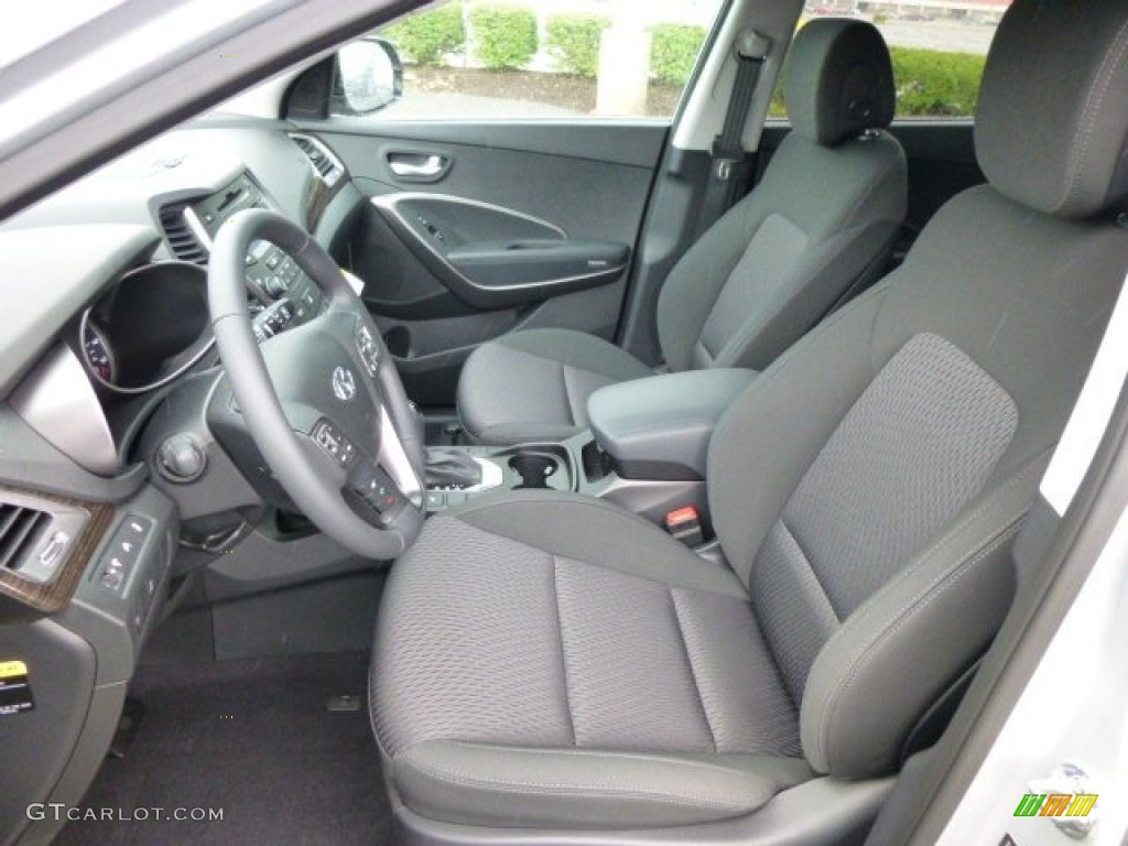 Black Interior 2013 Hyundai Santa Fe GLS AWD Photo #84469757