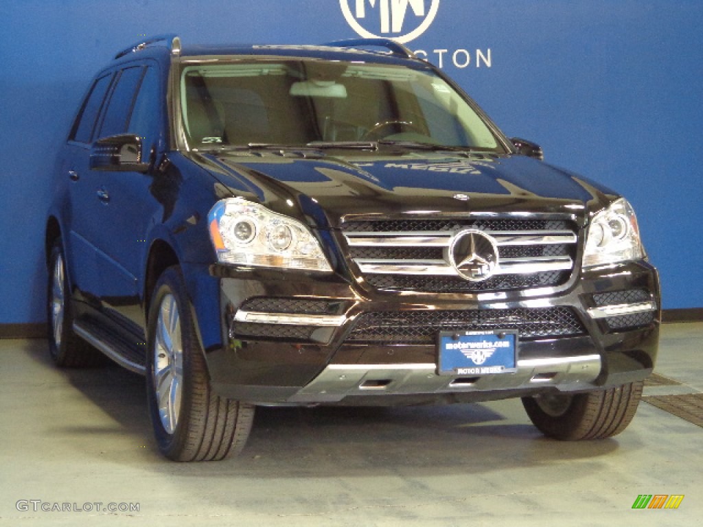 2012 GL 450 4Matic - Obsidian Black Metallic / Black photo #1