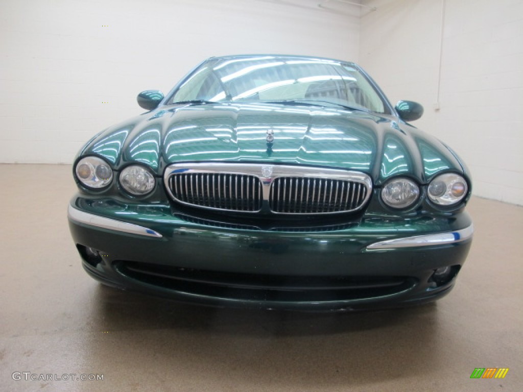 2005 X-Type 3.0 - British Racing Green / Ivory photo #3