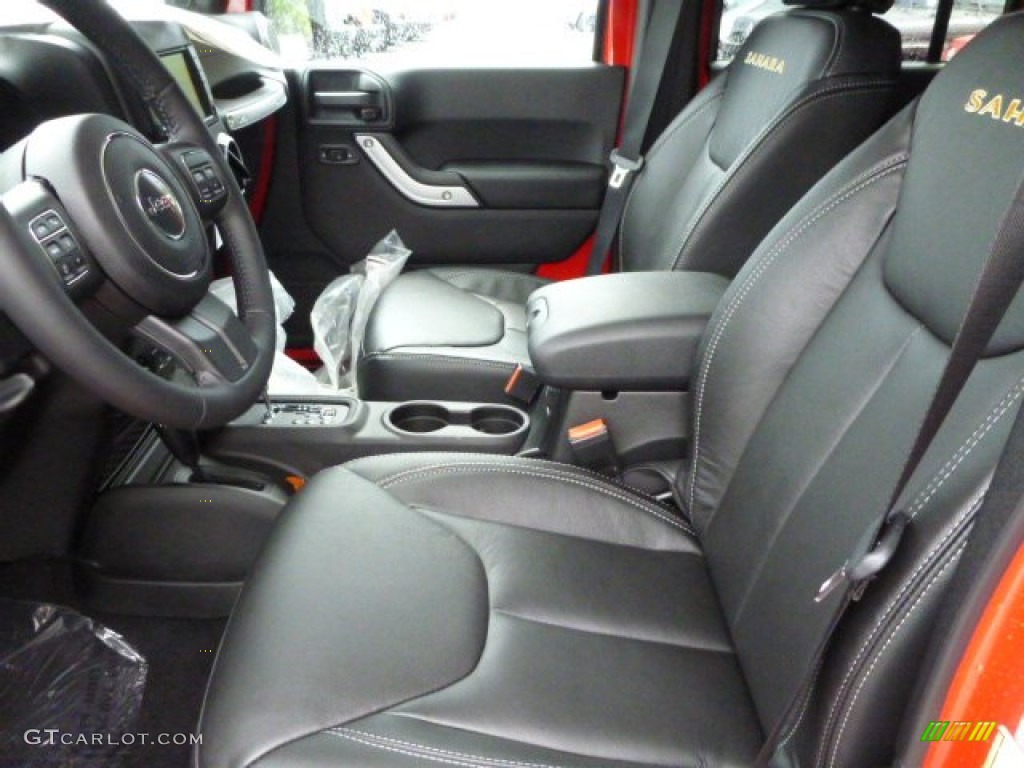 2014 Jeep Wrangler Unlimited Sahara 4x4 Front Seat Photo #84471971