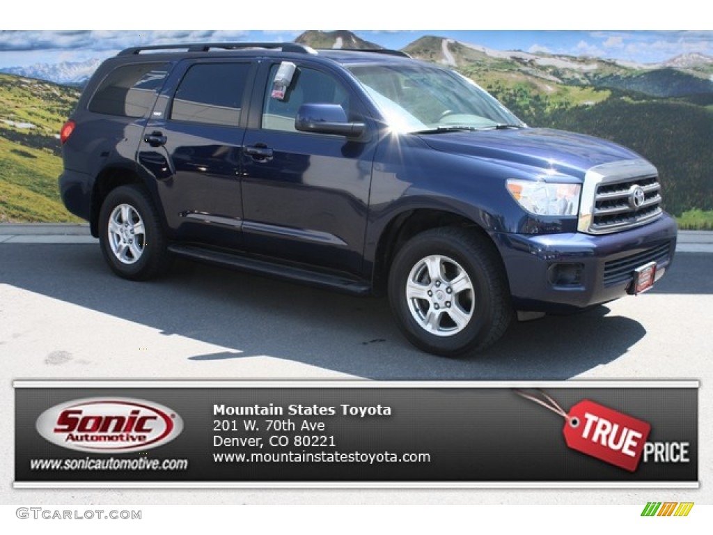 Nautical Blue Metallic Toyota Sequoia