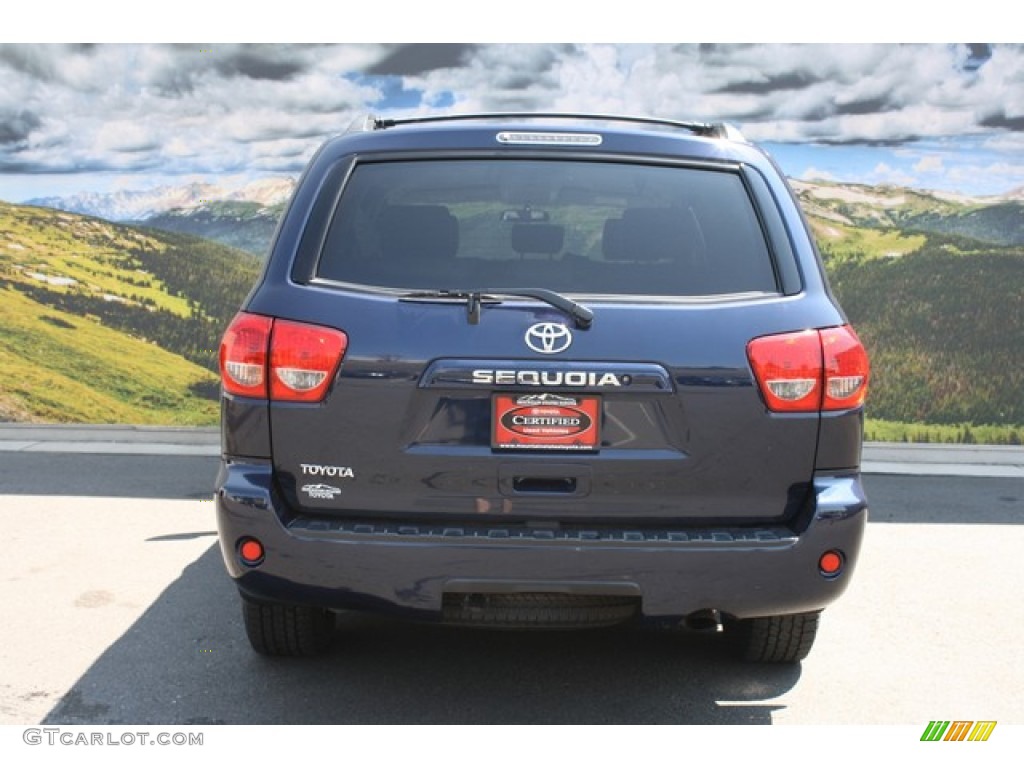 2009 Sequoia SR5 4x4 - Nautical Blue Metallic / Graphite Gray photo #8