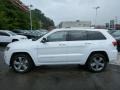 2014 Bright White Jeep Grand Cherokee Overland 4x4  photo #2