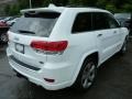 2014 Bright White Jeep Grand Cherokee Overland 4x4  photo #5