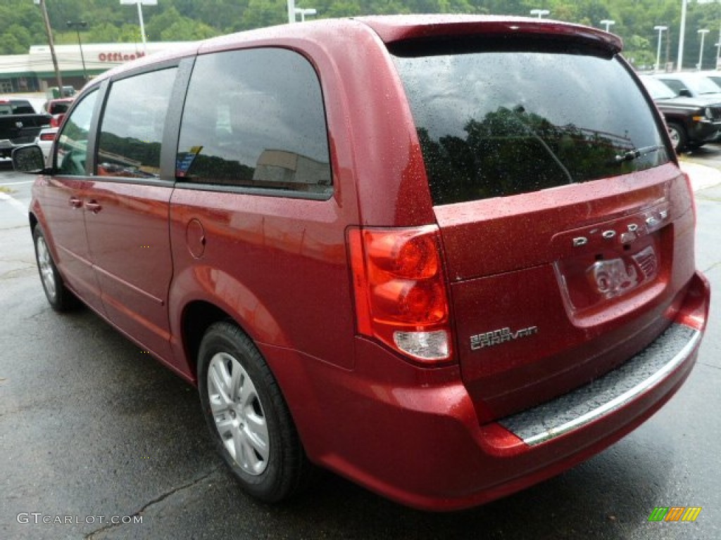 Deep Cherry Red Crystal Pearl 2014 Dodge Grand Caravan SE Exterior Photo #84472679