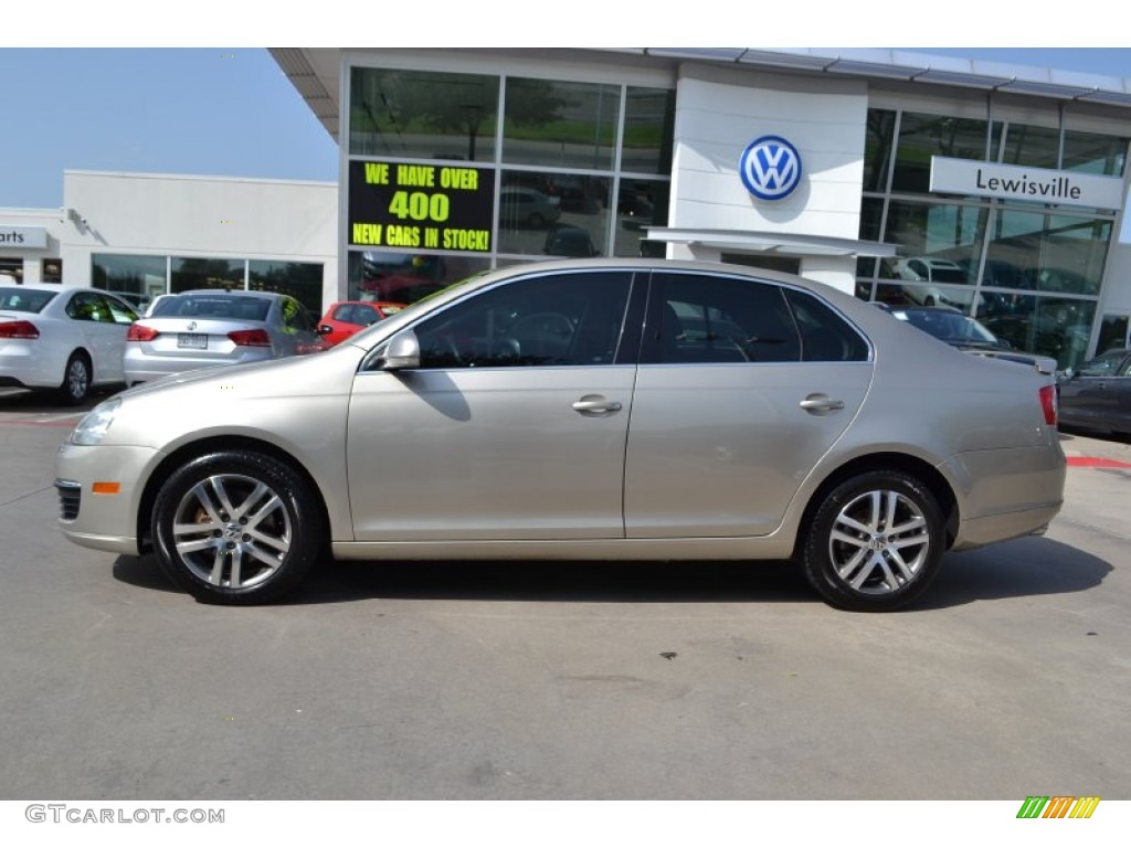 2006 Jetta 2.5 Sedan - Wheat Beige Metallic / Anthracite Black photo #2