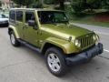 Rescue Green Metallic 2007 Jeep Wrangler Unlimited Sahara 4x4