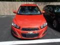 Inferno Orange Metallic - Sonic LT Sedan Photo No. 2