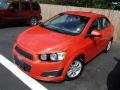 Inferno Orange Metallic - Sonic LT Sedan Photo No. 3