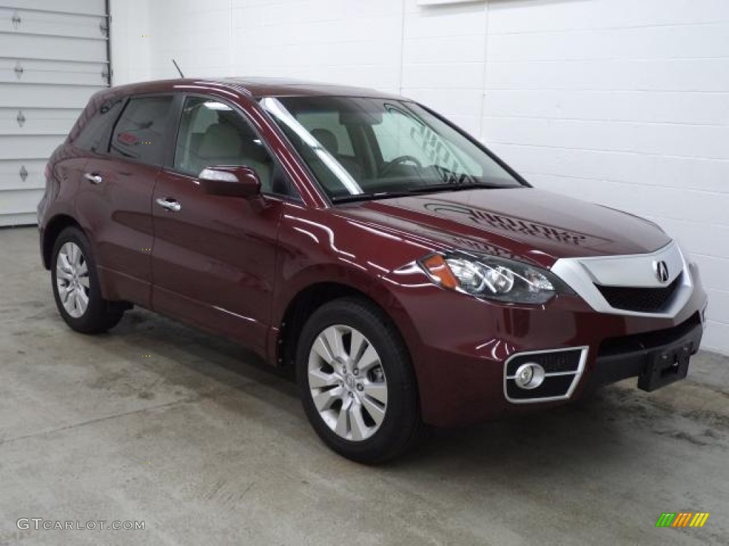 Basque Red Pearl 2010 Acura RDX SH-AWD Exterior Photo #84473906