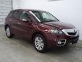 Basque Red Pearl 2010 Acura RDX SH-AWD Exterior