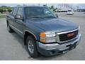 2006 Stealth Gray Metallic GMC Sierra 1500 SL Crew Cab 4x4  photo #2