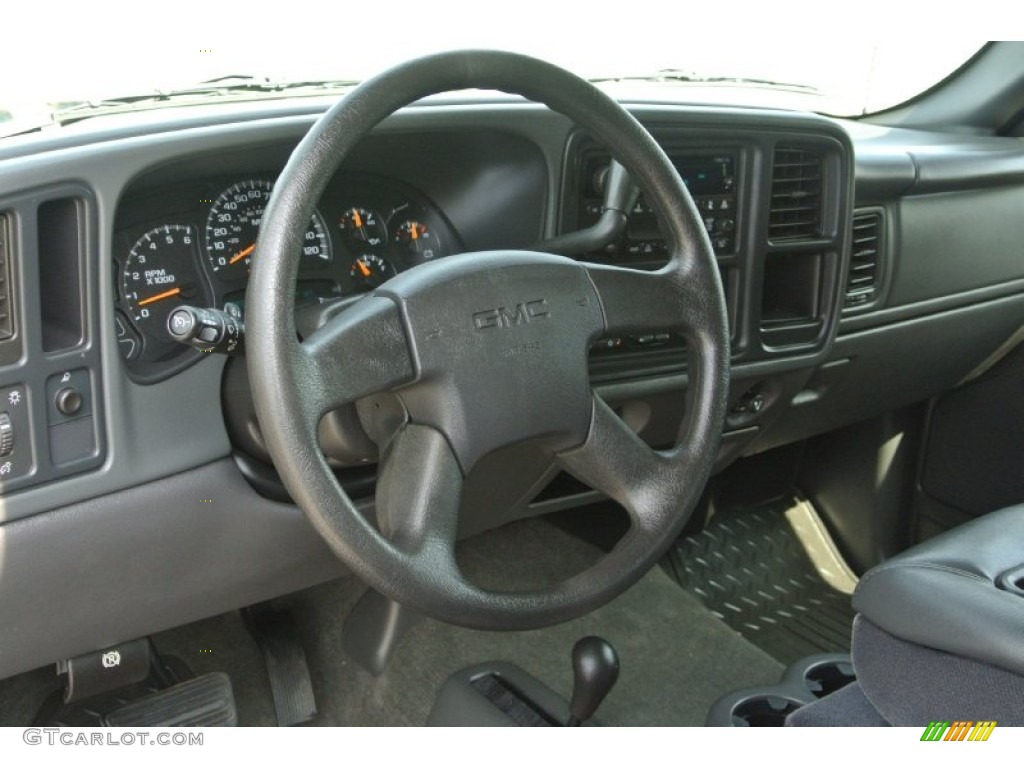 2006 Sierra 1500 SL Crew Cab 4x4 - Stealth Gray Metallic / Dark Pewter photo #23