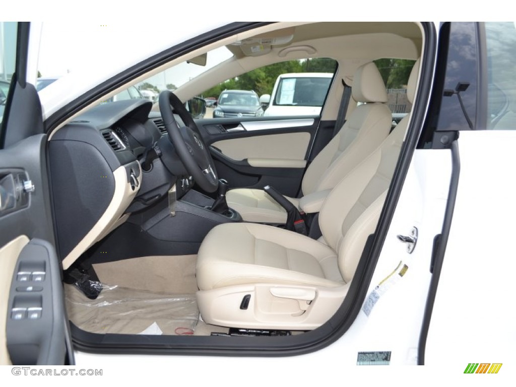 Cornsilk Beige Interior 2014 Volkswagen Jetta SE Sedan Photo #84474914