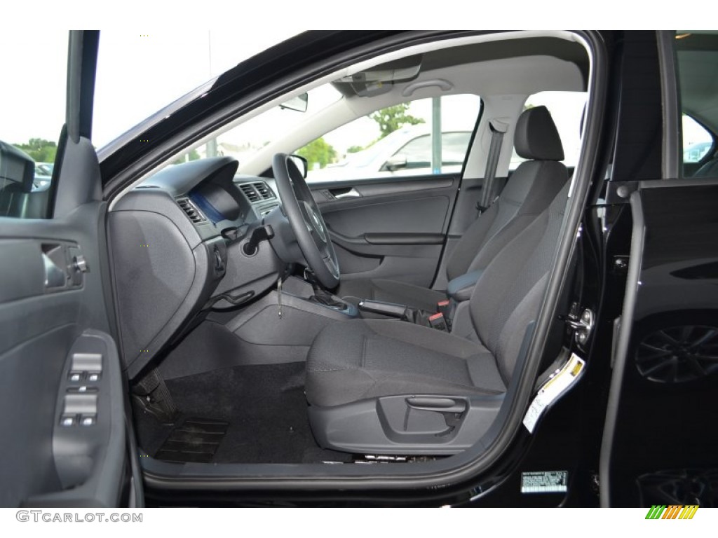 Titan Black Interior 2014 Volkswagen Jetta S Sedan Photo #84475127