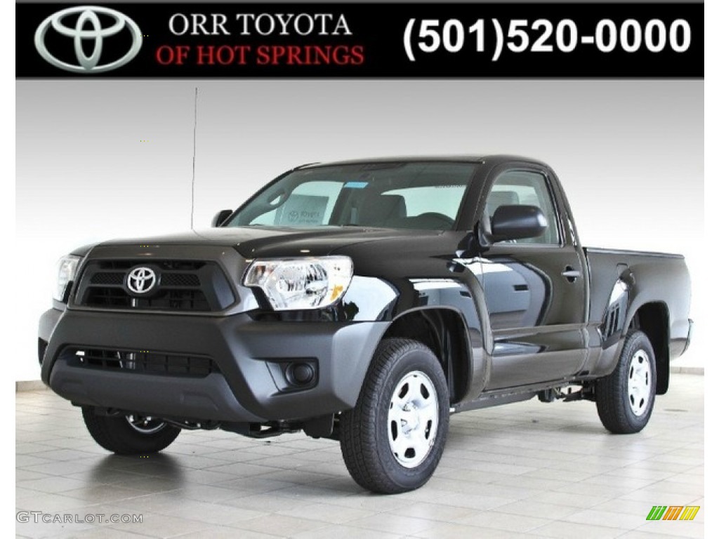 Black 2013 Toyota Tacoma Regular Cab Exterior Photo #84476291