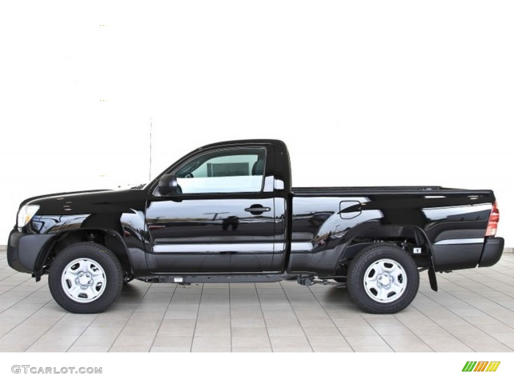 Black 2013 Toyota Tacoma Regular Cab Exterior Photo #84476303