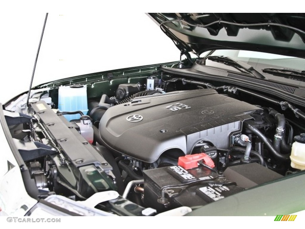 2013 Tacoma V6 SR5 Double Cab 4x4 - Spruce Green Mica / Graphite photo #7