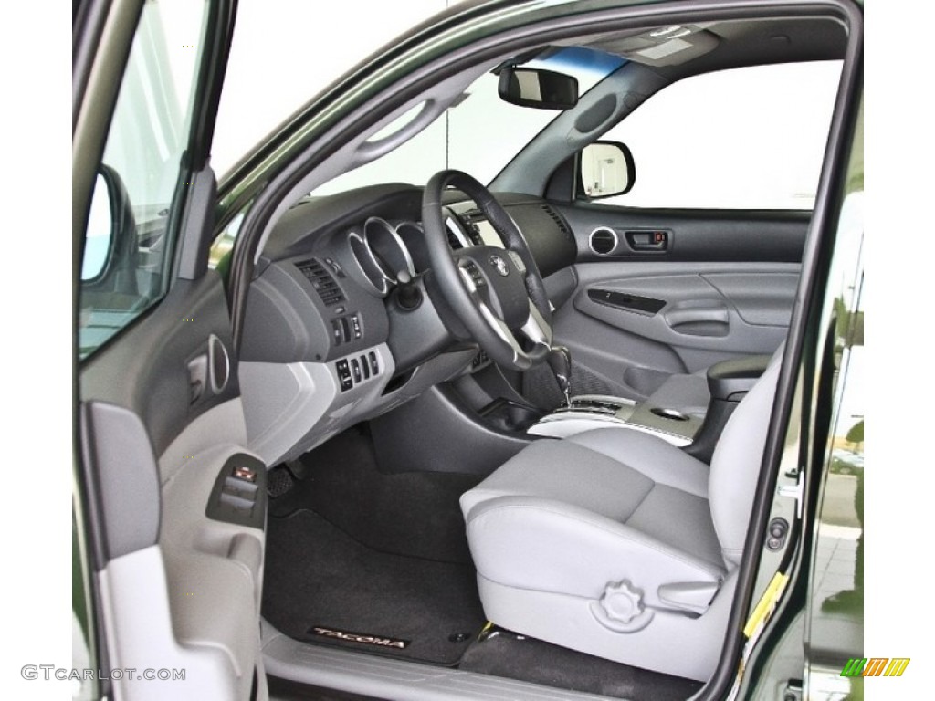 2013 Tacoma V6 SR5 Double Cab 4x4 - Spruce Green Mica / Graphite photo #9