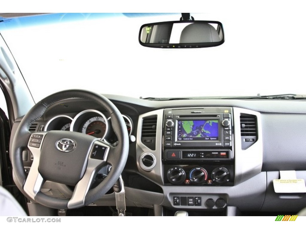 2013 Tacoma V6 SR5 Double Cab 4x4 - Spruce Green Mica / Graphite photo #12