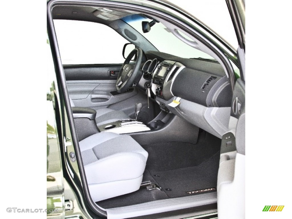 2013 Tacoma V6 SR5 Double Cab 4x4 - Spruce Green Mica / Graphite photo #13