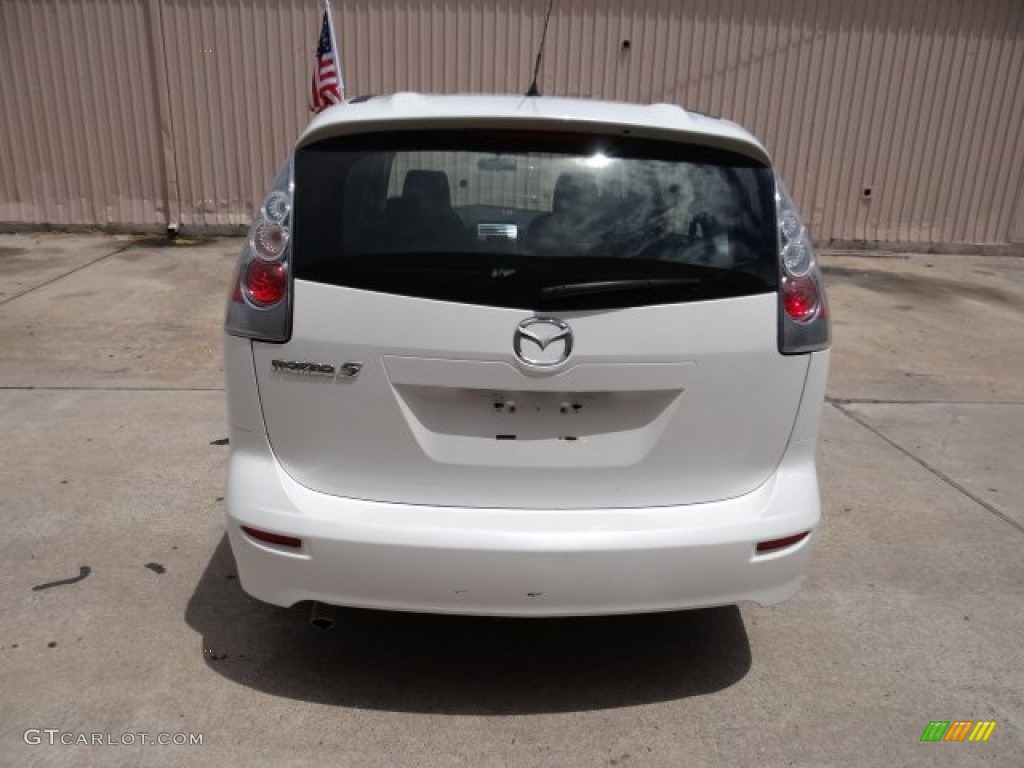 2006 MAZDA5 Sport - Whitewater Pearl / Black photo #4
