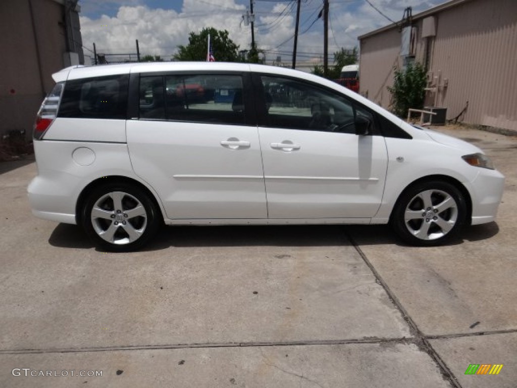 2006 MAZDA5 Sport - Whitewater Pearl / Black photo #6