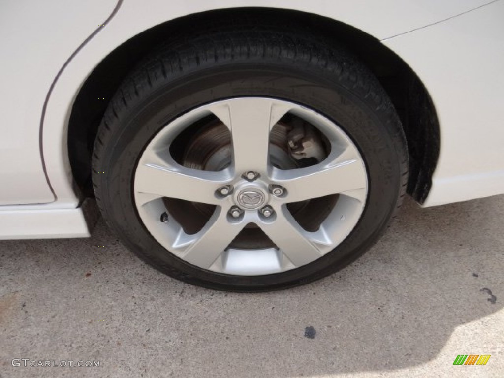 2006 MAZDA5 Sport - Whitewater Pearl / Black photo #11