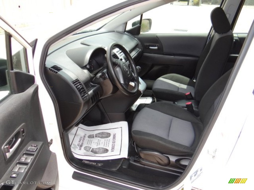 2006 MAZDA5 Sport - Whitewater Pearl / Black photo #13