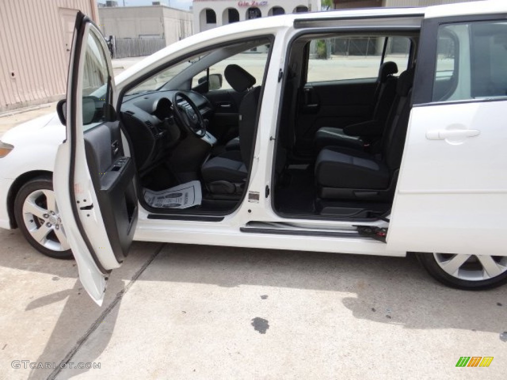 2006 MAZDA5 Sport - Whitewater Pearl / Black photo #18